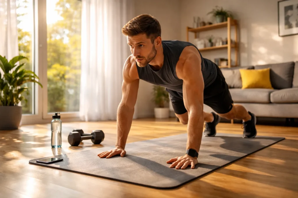 Morning workout for weight loss – man and woman jogging at sunrise